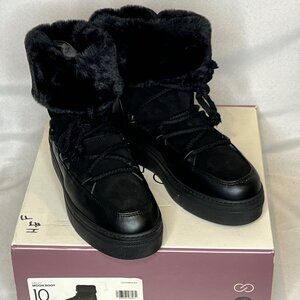 Calia women's Haily Moon Boot, size 10, black